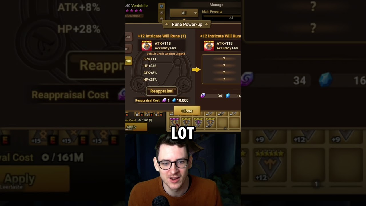 Ellunia for ONE Month?! Ancient Legendary Will Rune Reappraise Session - Summoners War