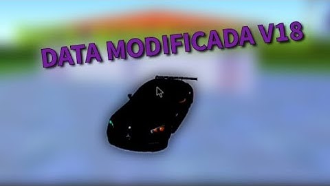 FINA FINALMENTE!!! SAIU MINHA DATA MODIFICADA ESTILO FUGA V18 PARA SAMP MOBILE