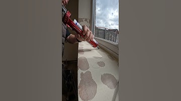 Window board installation always made easy with the angle finder #carpentry #woodworking #woodwork