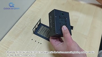 How to Install X1301 and X1301-C1 Case for Raspberry Pi 5?