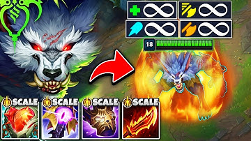 I invented a broken Warwick build where every stat scales infinitely (STACK LORD WARWICK)