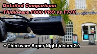 Thinkware F800 Pro Vs F770 Imx291 Vs Imx122 Thinkware Super Night Vision Test