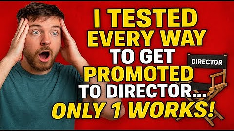 I Tested Every Way to Get Promoted to Director… Only 1 Works!