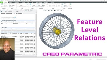 Creo Parametric - Feature Level Relations | Demo