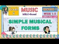 Understanding Simple Musical Forms