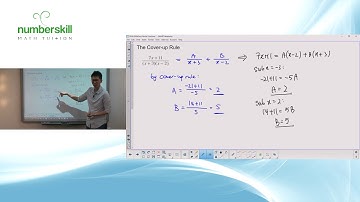How to solve partial fractions using the cover-up rule or cover-up method