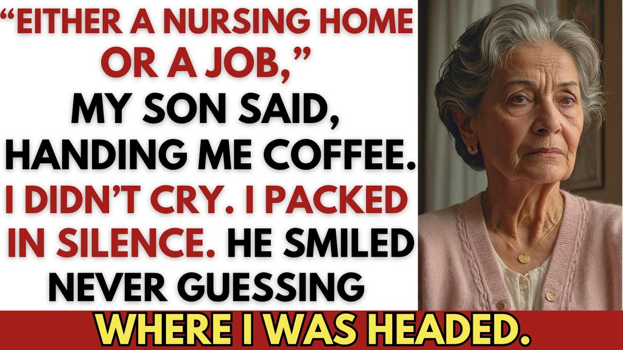 My son smiled when he saw me packing — but he didn't know where I was going.