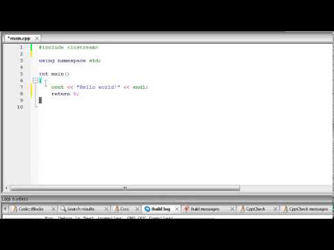 C++ Tutorial 2 : Hello World! Program - YouTube