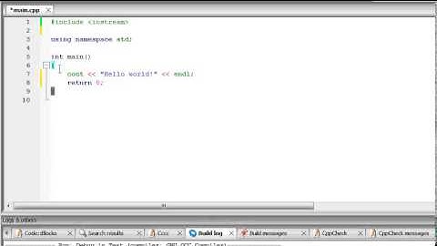 C++ Tutorial 2 : Hello World! Program