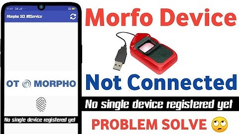 Morfo Device Connected Problem | No single device registered yet | Problem Solve | Anupendra Singh