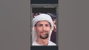 Add Beard in Photoshop #shorts