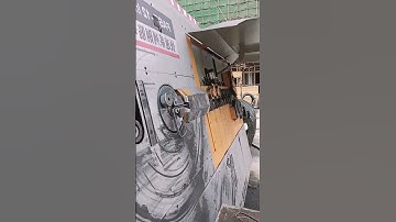 Automatic stirrup bending process #goodtools #machinery #shorts