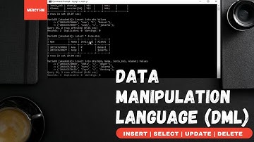 Data Manipulation Language (DML) | INSERT | SELECT | UPDATE | DELETE