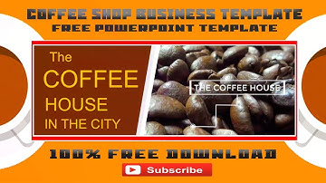Business Video Template Coffee Shop Free PowerPoint Video Template