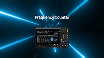 How to use the frequency meter function in oscilloscope?#oscilloscope
