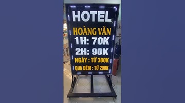 Bảng hiệu, hộp đèn giá rẻ 0948948498