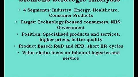 Strategy in Action 2009 Siemens - part 1