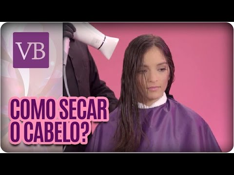 Vídeo: A Melhor Maneira De Secar O Cabelo