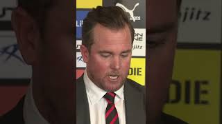 Essendon Bombers President Andrew Welsh has spoken out following the sacking of coach Brad Scott.