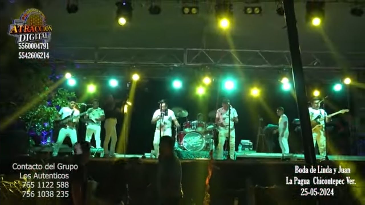 Grupo los Auténticos en la Pagua Chicontepec Veracruz 25-05-2024