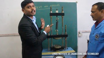 Material Science Experiment-03 : Spring Test