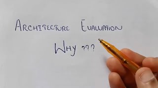 Software Architecture Evaluation ! Architecture evaluation in software architecture