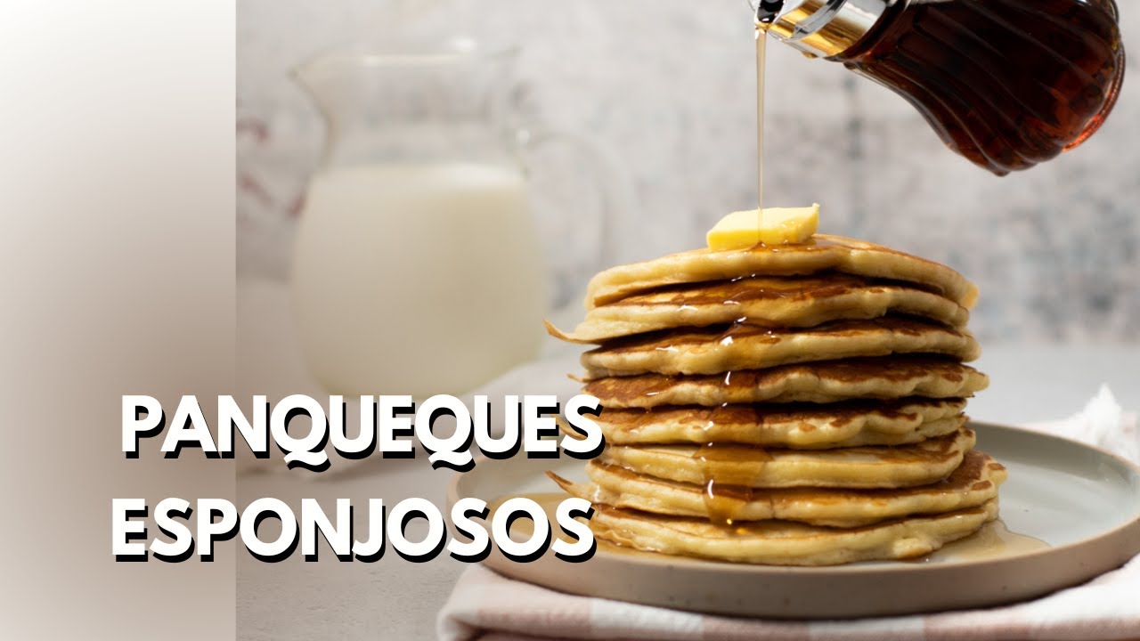 Panqueques americanos ( Pancakes esponjosos fáciles ) YouTube
