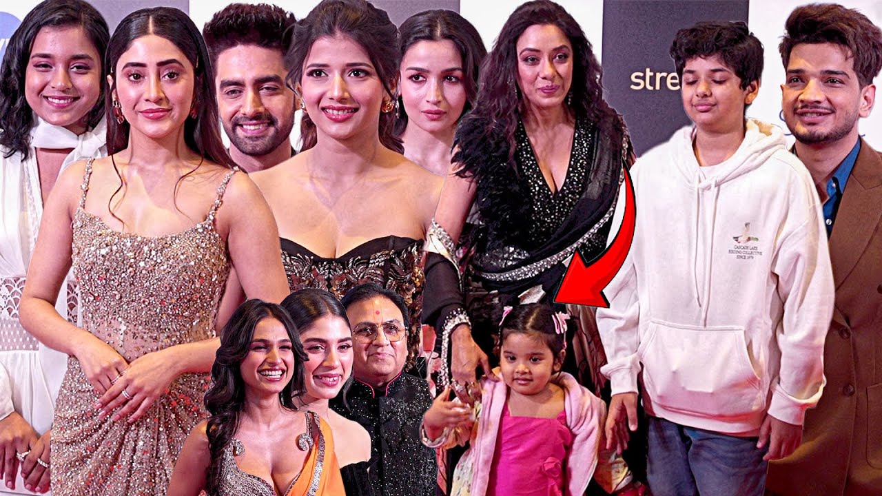 Celebrities Arrive at ITA Awards 2025  | Shivangi, Samridhii Shukla, Sumbul,Munawar,Alia Bhatt More