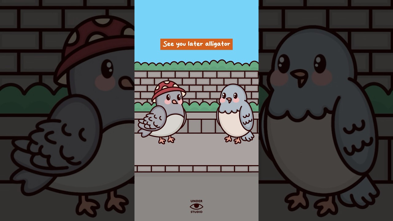 Just A Proper Goodbye 🐦 Birdies Animation Meme | Original Audio: @callmedidi_official @patrondavide