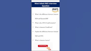 Top 5 AWS Interview Questions #awsinterview