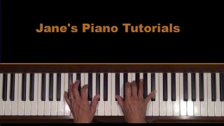 Video thumbnail of "Gershwin Summertime Piano Cover with Separate Tutorial"