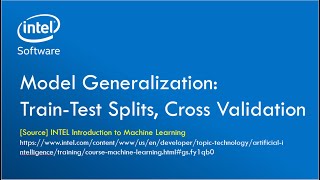 [Machine Learning] Model Generalization: Train-Test Splits, Cross Validation
