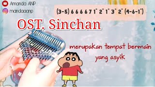 Opening Crayon Sinchan | OST. Chinchan [ kalimba cover ]  not angka