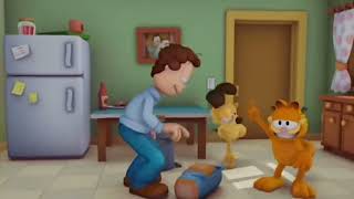 Garfield And Odie Dancing To Rickroll Music Meme