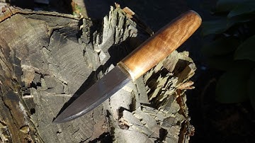 Making A Nordic Puukko Knife Using Basic Tools