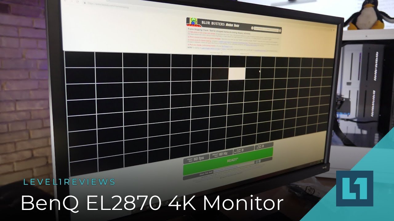 BenQ EL2870 28 Inch 4K Gaming Monitor Review