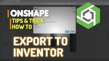 Onshape How To Export To Inventor
