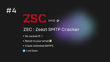 ZSC - Zsezt SMTP Cracker  | Super Fast SMTP Cracker 2024 | [ v1.0 ]