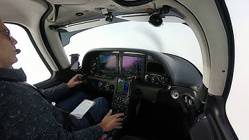 SR22 Low Ceiling IMC Takeoff (Fog) & Stiff X-wind landing