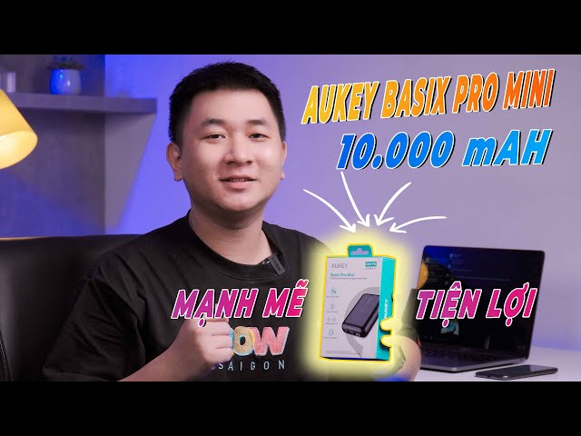 SẠC DỰ PHÒNG AUKEY BASIX PRO MINI 10000 MAH: MẠNH MẼ VÀ TIỆN LỢI | Minh Tuấn Mobile