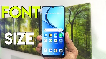 How to change font size in Redmi Note 60