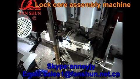 Lock core assembly machine 锁芯装配机