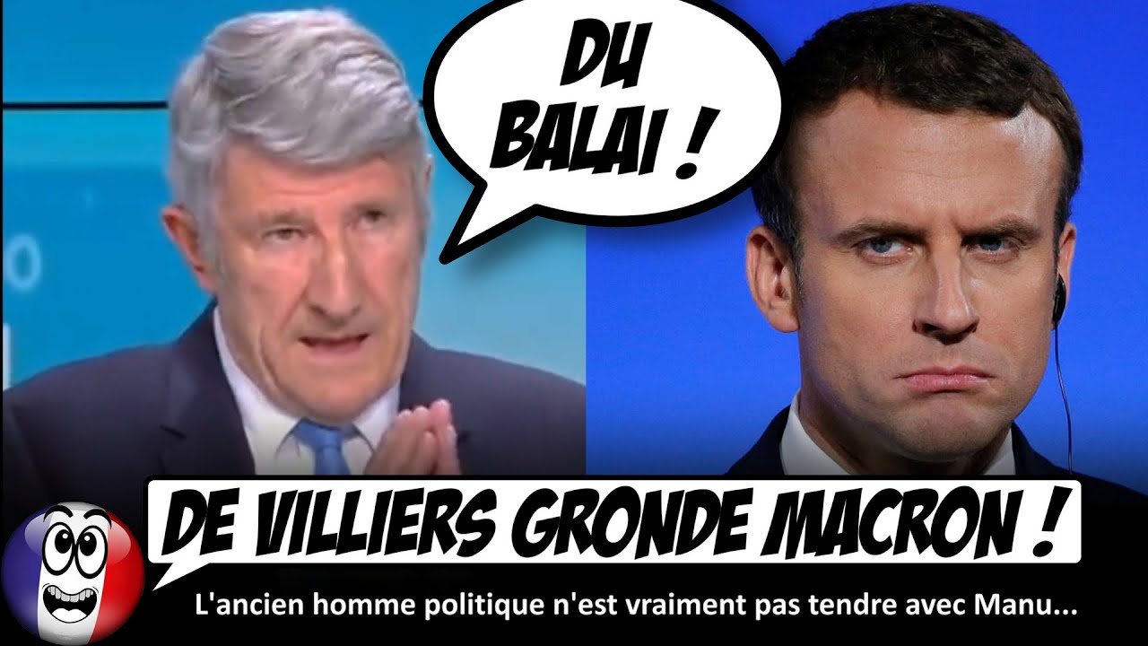 Macron sommé de DÉGAGER par Philippe de Villiers.