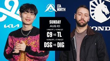C9 vs TL | DSG vs DIG - 2025 LTA North Split 3 - W3D2