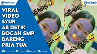 Viral di TikTok Syur 48 Detik Bocah SMP Bareng Pria yang Lebih Tua