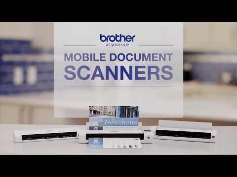 Brother DS-640, DS-740D and DS-940DW Mobile Document Scanners for Home, Office or On-the-Go Use