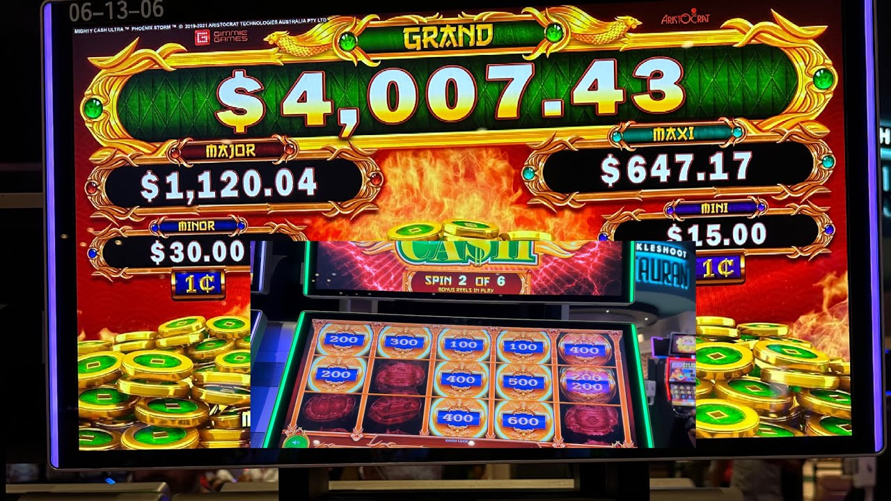 Play Mighty cash ultra slots machine at Muckleshoot casino, Washington