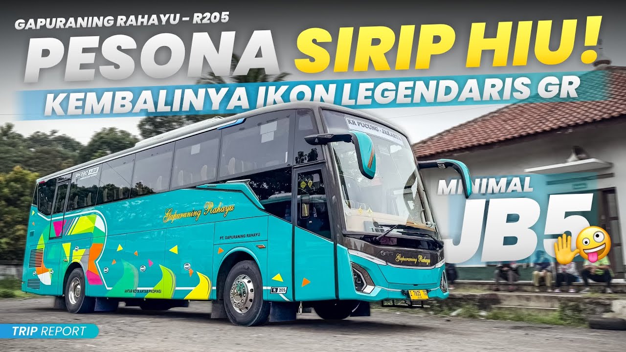 GAPURANING TAMBAH BENING! 🤩✨ | Trip Gapuraning Rahayu Jetbus 5 Single Glass (Karangpucung - Jakarta)