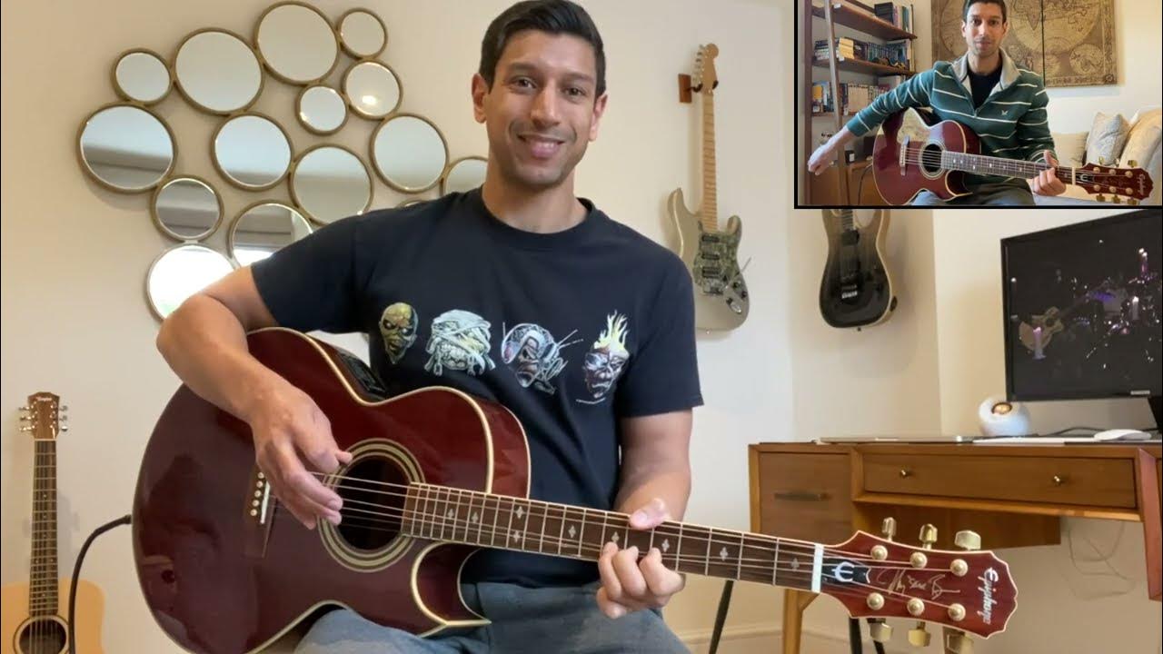 Nutshell (Alice in Chains Unplugged) Guitar cover over backing