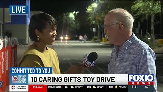 10 Caring Gifts Toy Drive at the Walmart in Gulf Shores